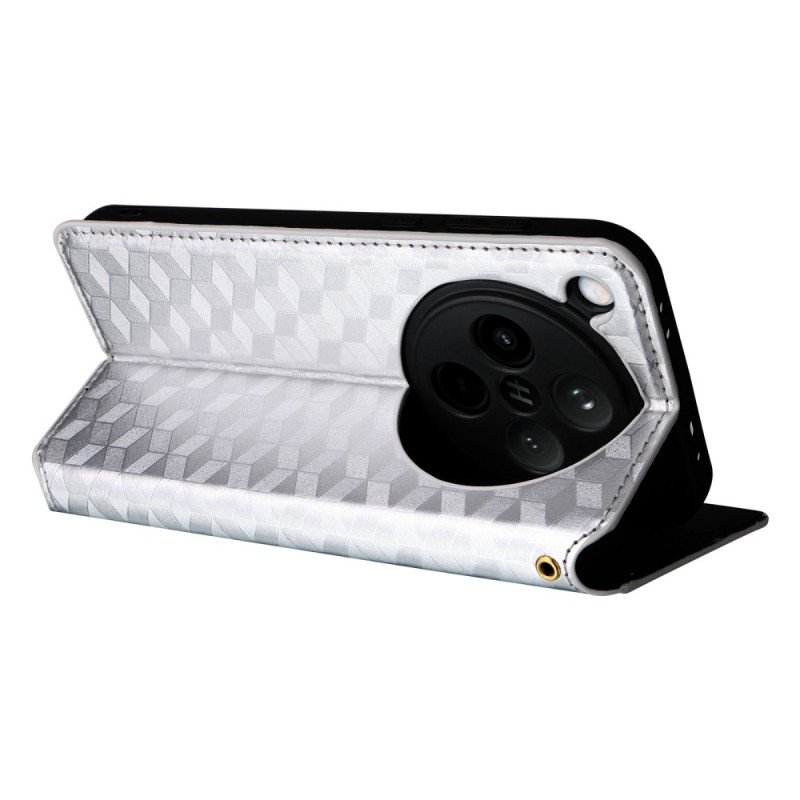 Folio-fodral Oppo Find X8 Telefonfodral 3d-diamanter