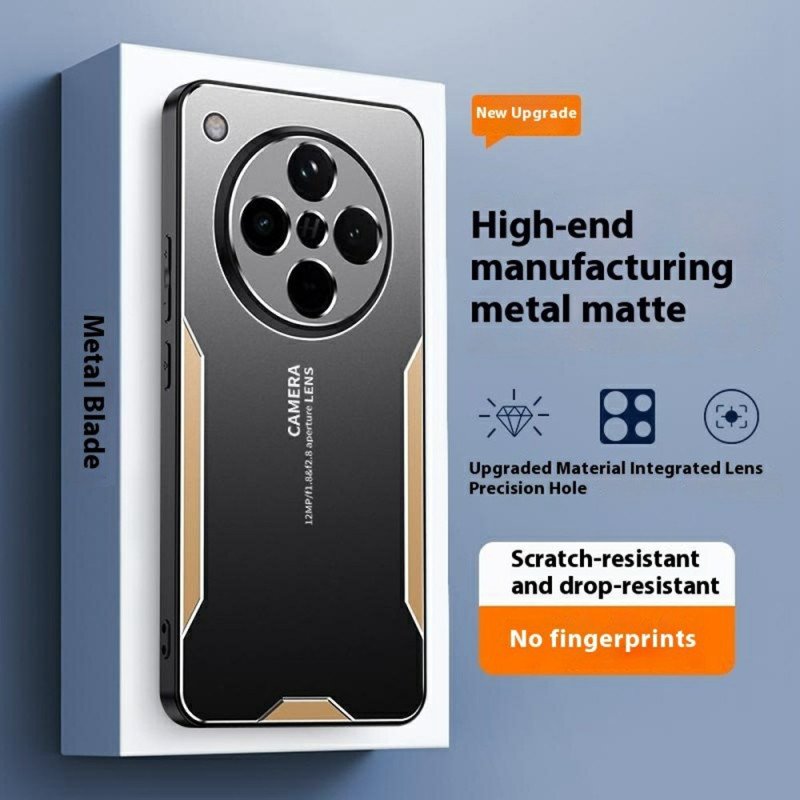 Skal För Oppo Find X8 Metalleffekt