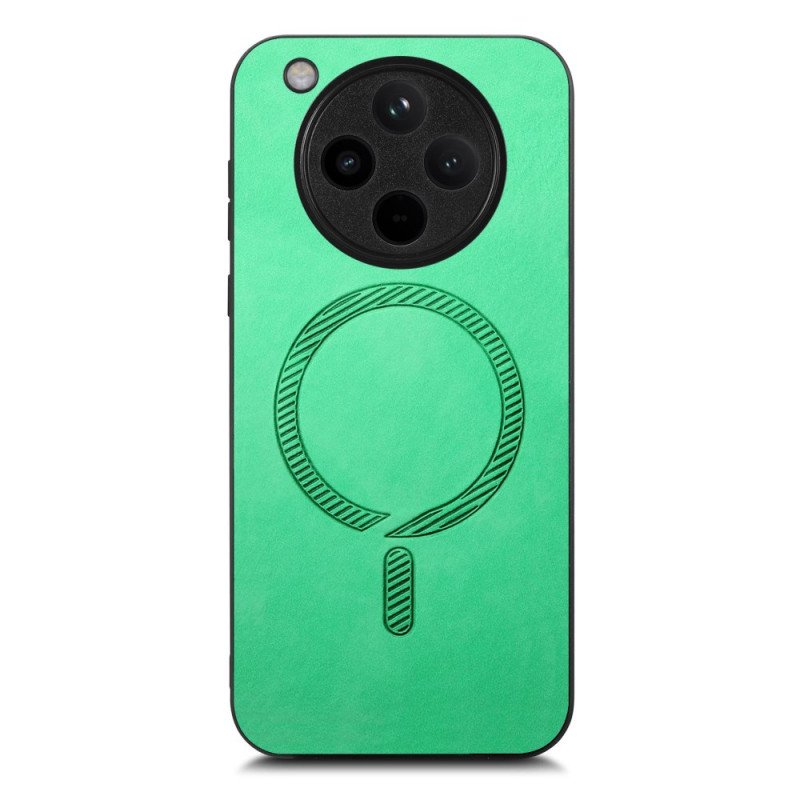 Skal Oppo Find X8 Magsafe-kompatibel Lädereffekt