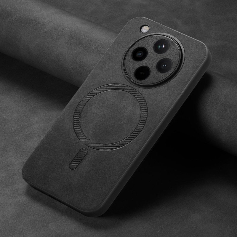 Skal Oppo Find X8 Magsafe-kompatibel Lädereffekt