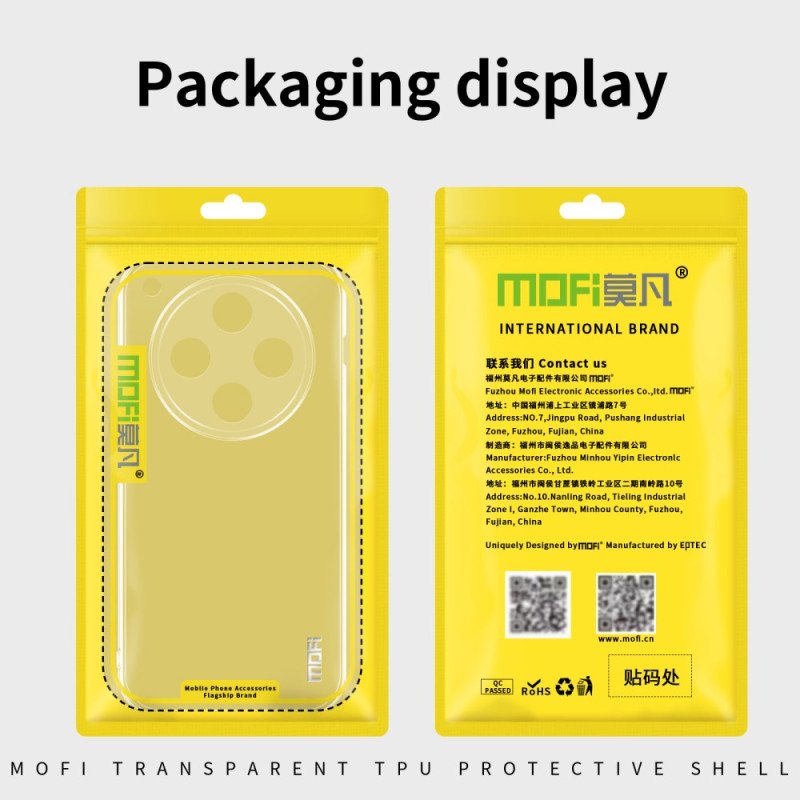 Skal Oppo Find X8 Telefonfodral Transparent Mofi