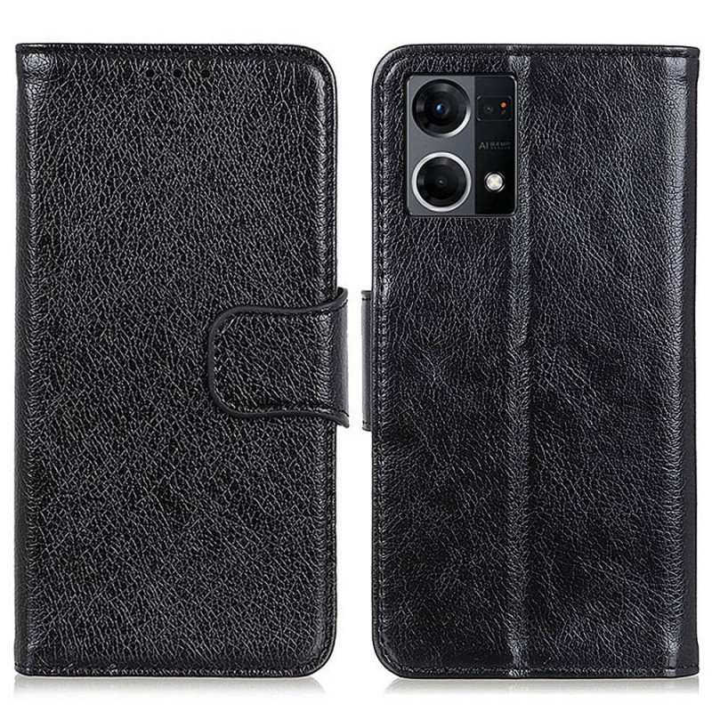 Fodral Oppo Reno 7 Nappa Split Läder