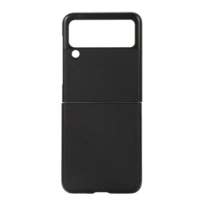 Folio-fodral Skal Samsung Galaxy Z Flip 3 5G Läderfodral Äkta Läder