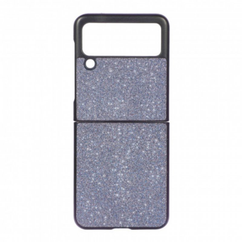 Folio-fodral Skal Samsung Galaxy Z Flip 3 5G Läderfodral Premium Paljetter