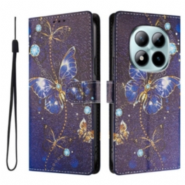 Fodral För Xiaomi Redmi Note 15 Pro Plus 5g Dyrbara Fjärilar