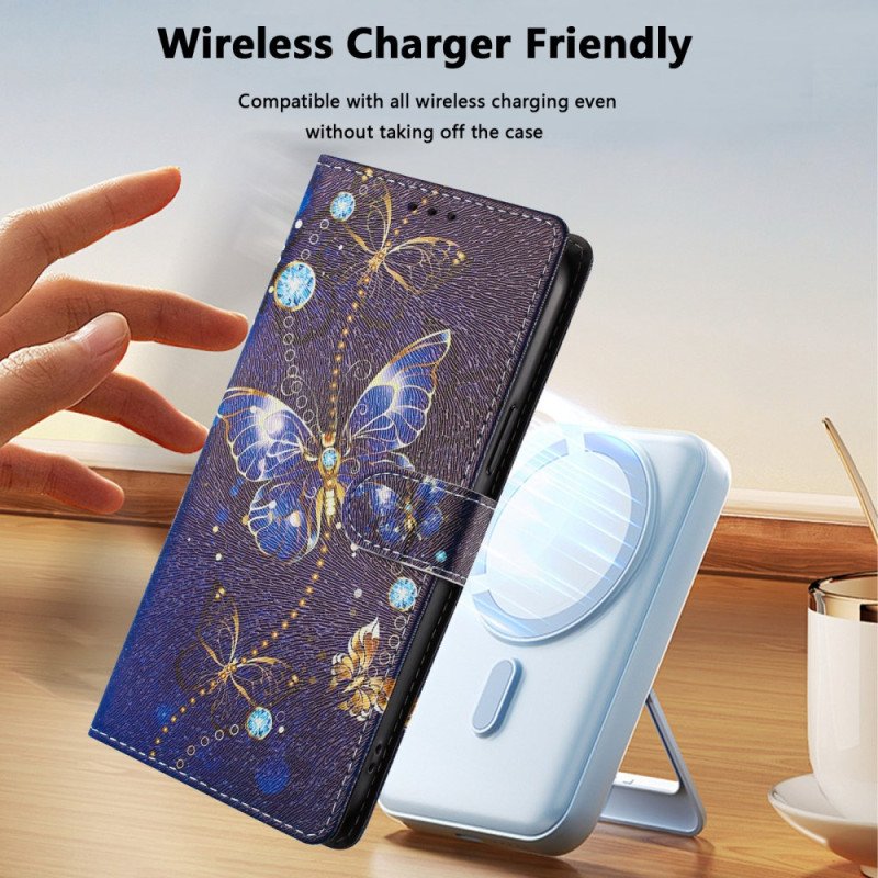 Fodral För Xiaomi Redmi Note 15 Pro Plus 5g Dyrbara Fjärilar