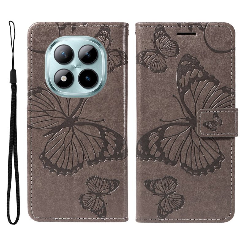 Fodral För Xiaomi Redmi Note 15 Pro Plus 5g Jättefjärilar