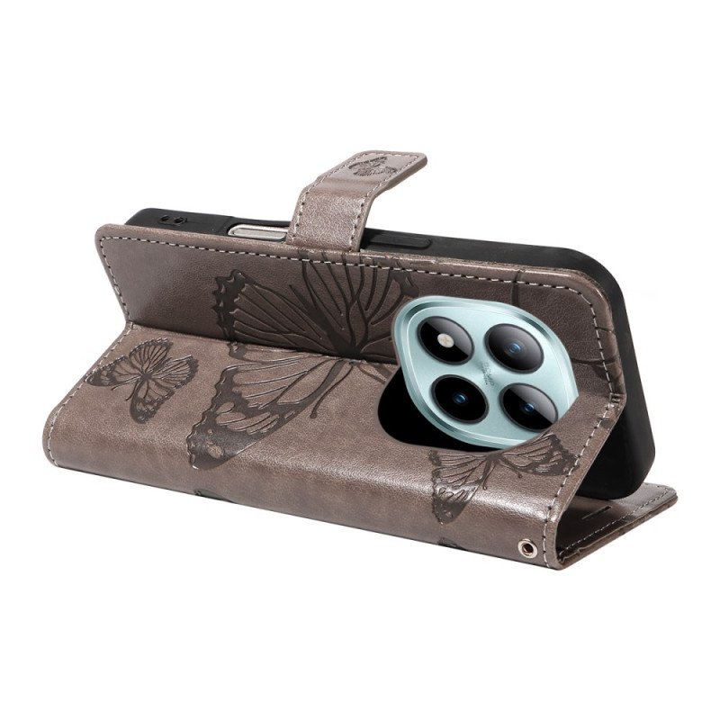 Fodral För Xiaomi Redmi Note 15 Pro Plus 5g Jättefjärilar