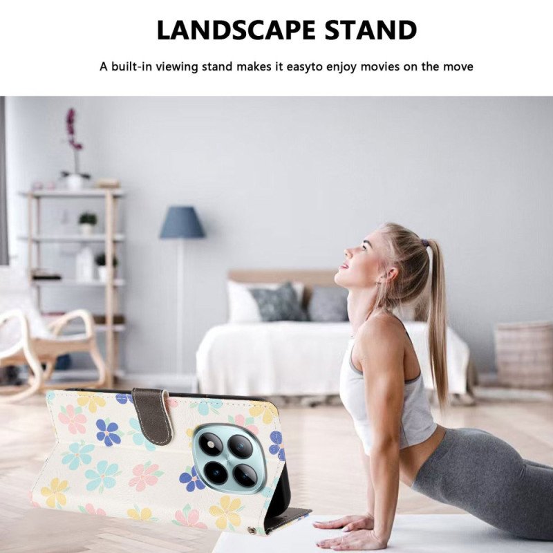 Fodral För Xiaomi Redmi Note 15 Pro Plus 5g Små Blommor