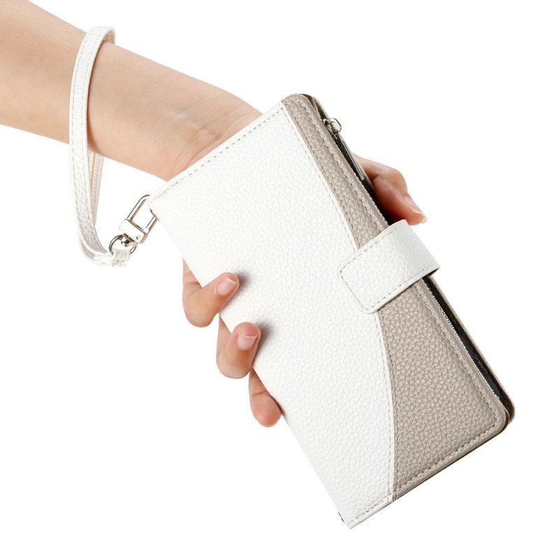 Fodral För Xiaomi Redmi Note 15 Pro Plus 5g Tvåfärgad Med Remmar