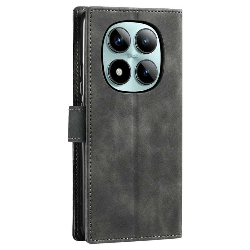 Fodral För Xiaomi Redmi Note 15 Pro Plus 5g Tvåfärgad Plånbok Med Retrorem