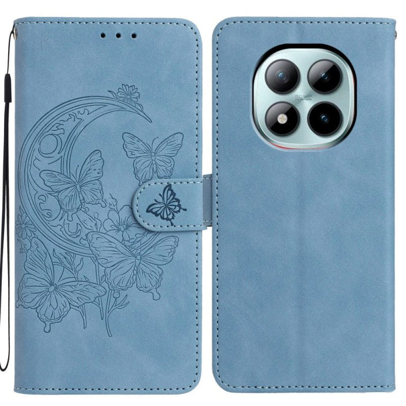 Fodral Xiaomi Redmi Note 15 Pro Plus 5g Fjärils- Och Blommönster