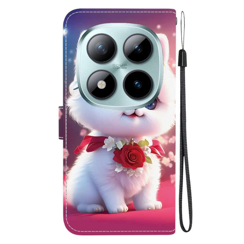 Fodral Xiaomi Redmi Note 15 Pro Plus 5g Katt Och Rosor