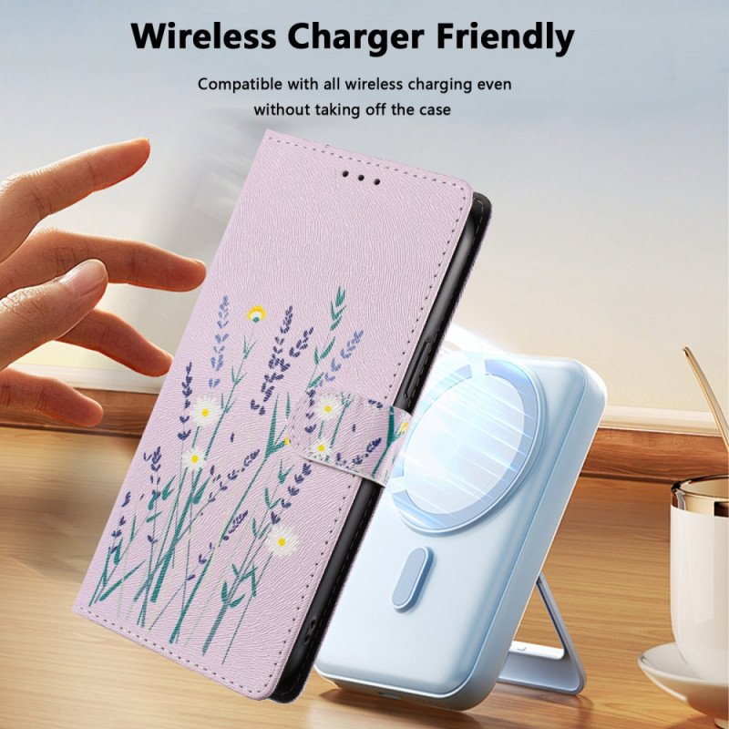 Fodral Xiaomi Redmi Note 15 Pro Plus 5g Lavendelmönster