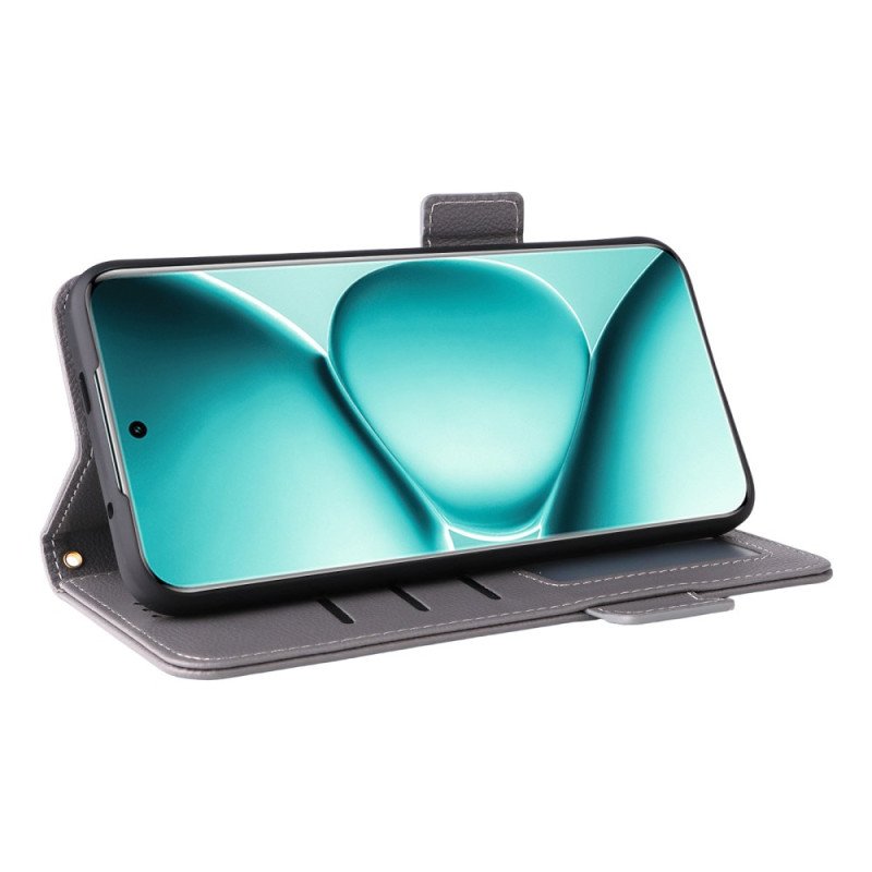 Fodral Xiaomi Redmi Note 15 Pro Plus 5g Litchikonstläder Med Rem