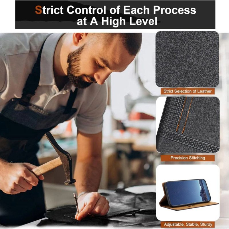 Folio-fodral Xiaomi Redmi Note 15 Pro Plus 5g Rutmönster