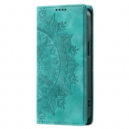 Folio-fodral Xiaomi Redmi Note 15 Pro Plus 5g Telefonfodral Mandala-mockaeffekt