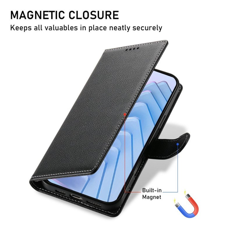 Läderfodral Xiaomi Redmi Note 15 Pro Plus 5g Telefonfodral Enfärgat Konstläder