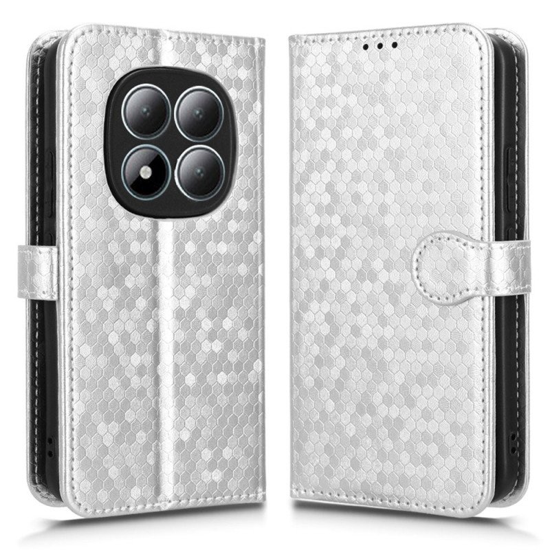 Läderfodral Xiaomi Redmi Note 15 Pro Plus 5g Telefonfodral Glittrande Prickar