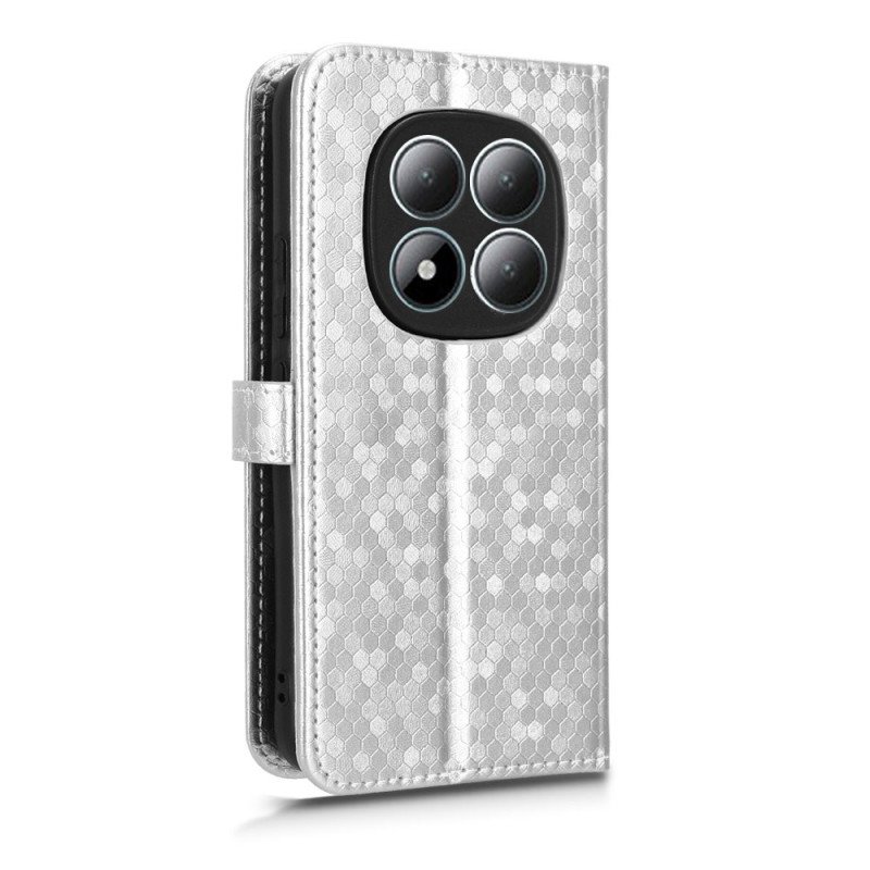 Läderfodral Xiaomi Redmi Note 15 Pro Plus 5g Telefonfodral Glittrande Prickar