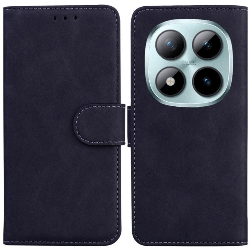 Läderfodral Xiaomi Redmi Note 15 Pro Plus 5g Telefonfodral Mockaeffekt