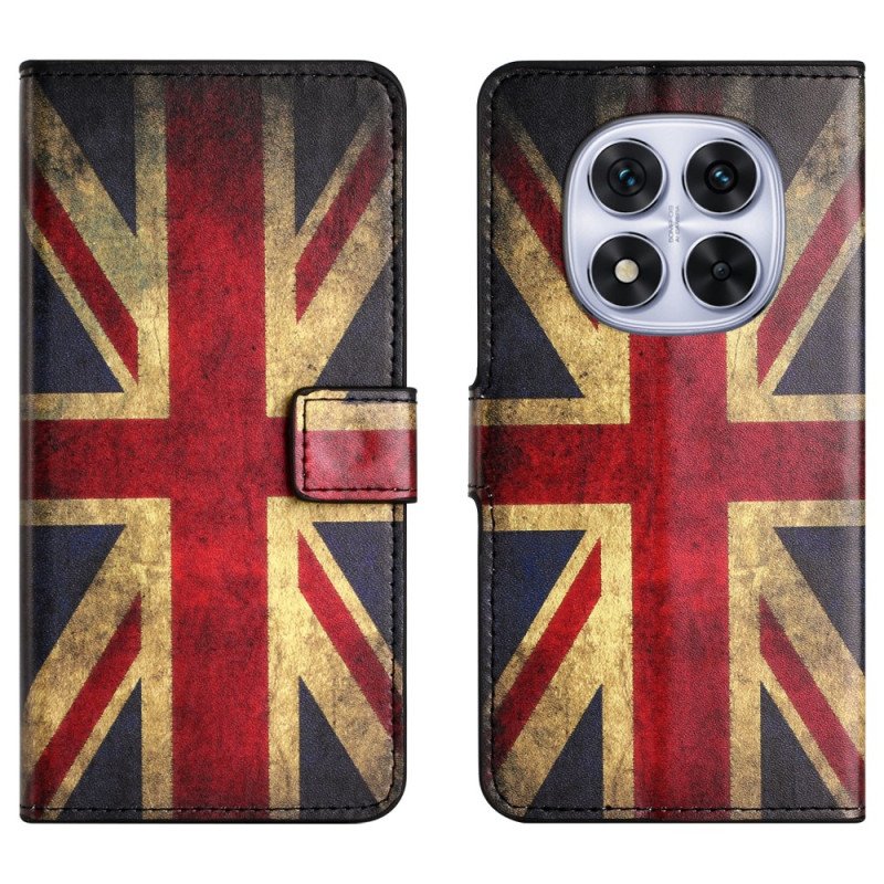 Läderfodral Xiaomi Redmi Note 15 Pro Plus 5g Telefonfodral Union Jack-flaggan
