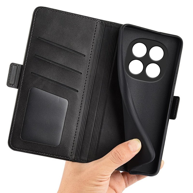 Läderskal Fodral Xiaomi Redmi Note 15 Pro Plus 5g Dubbelspänne