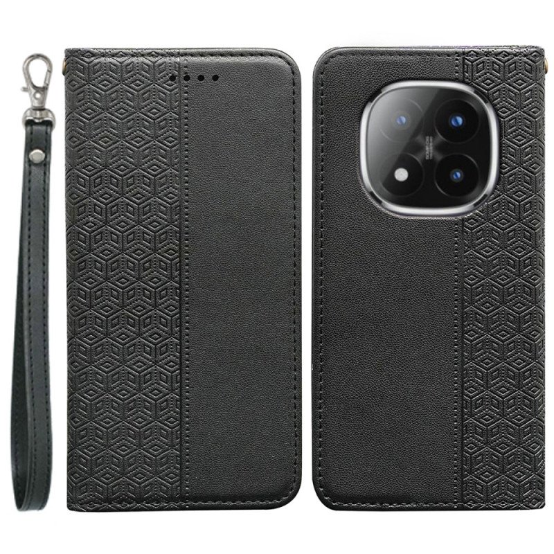 Läderskal Fodral Xiaomi Redmi Note 15 Pro Plus 5g Flipfodral Med Remkant