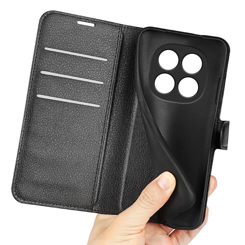 Läderskal Fodral Xiaomi Redmi Note 15 Pro Plus 5g Litchi-konstläder