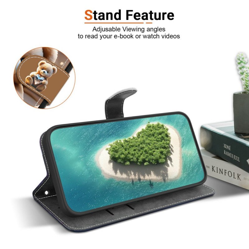 Läderskal Fodral Xiaomi Redmi Note 15 Pro Plus 5g Lyktfjärilar