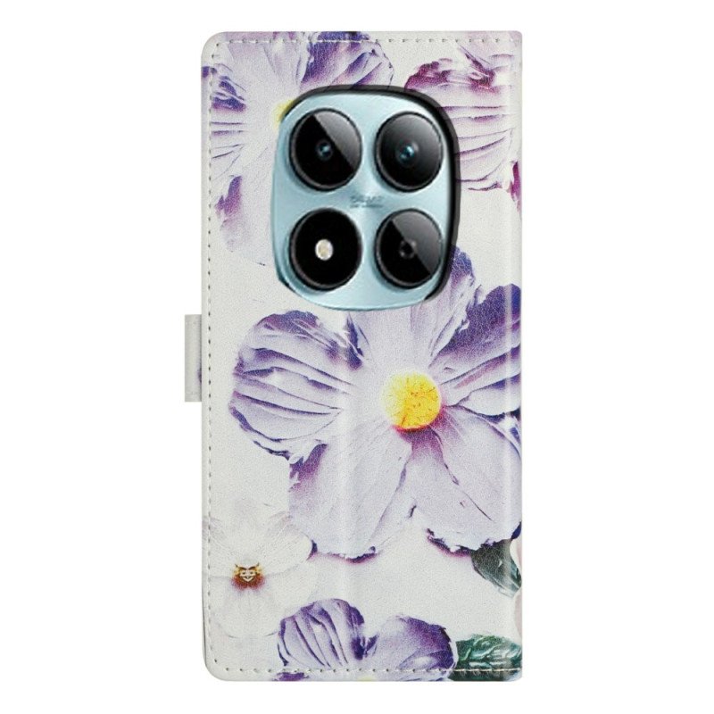 Läderskal Fodral Xiaomi Redmi Note 15 Pro Plus 5g Violer