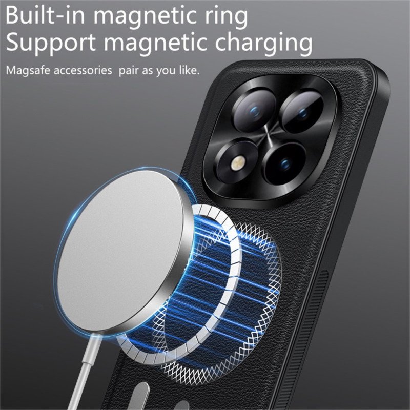 Skal Xiaomi Redmi Note 15 Pro Plus 5g Telefonfodral Magnetisk Lädereffekt