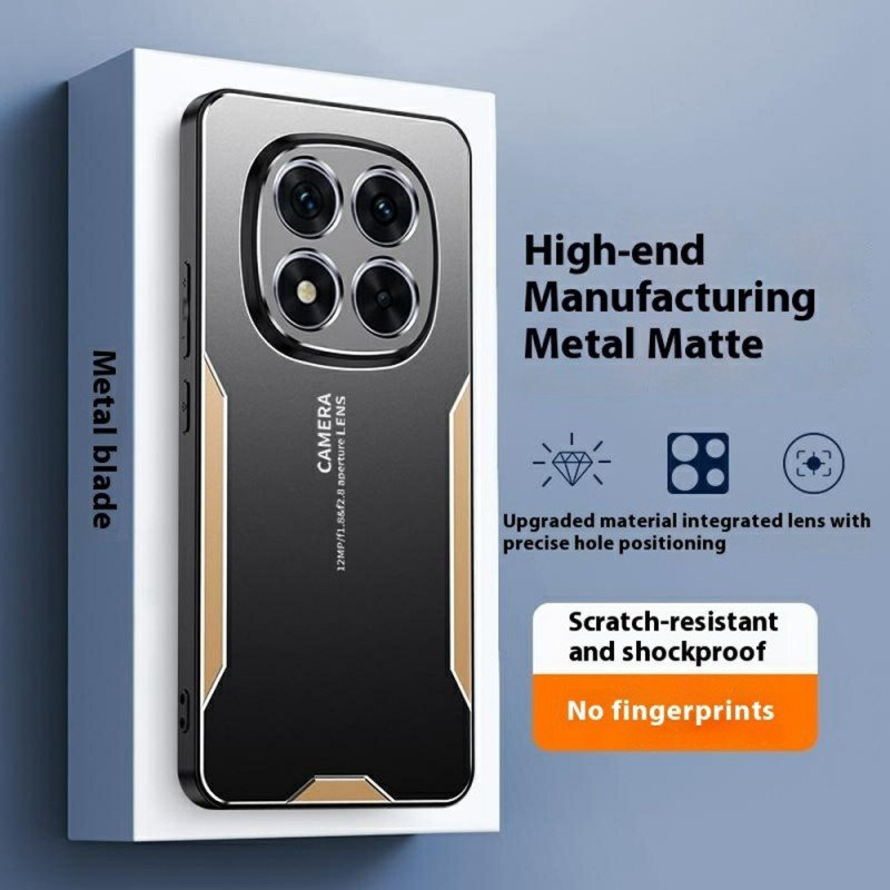 Skal Xiaomi Redmi Note 15 Pro Plus 5g Telefonfodral Metalleffekt