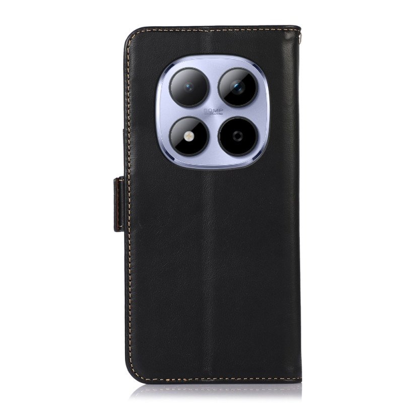 Skyddsfodral Xiaomi Redmi Note 15 Pro Plus 5g Äkta Läder