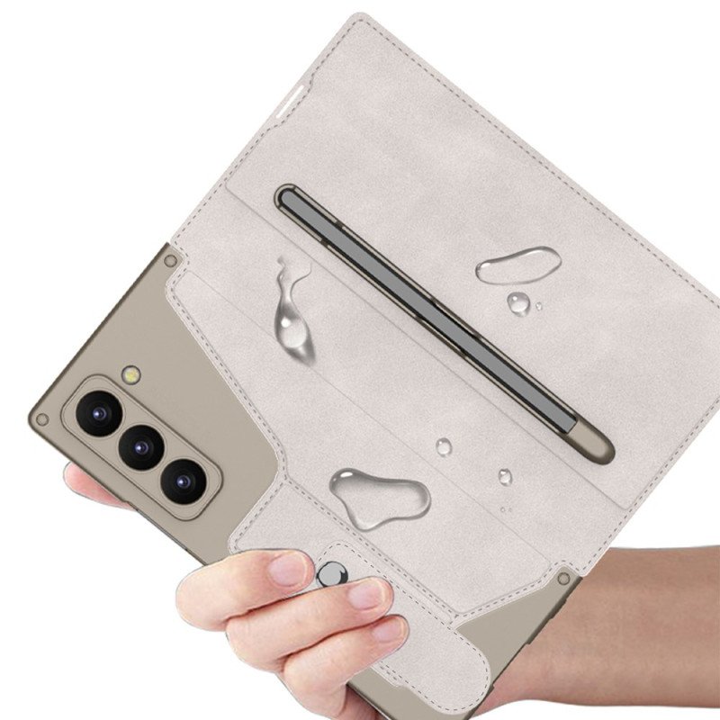 Case Samsung Galaxy Z Fold 7 Telefonfodral Stativ Och Pekpennahållare