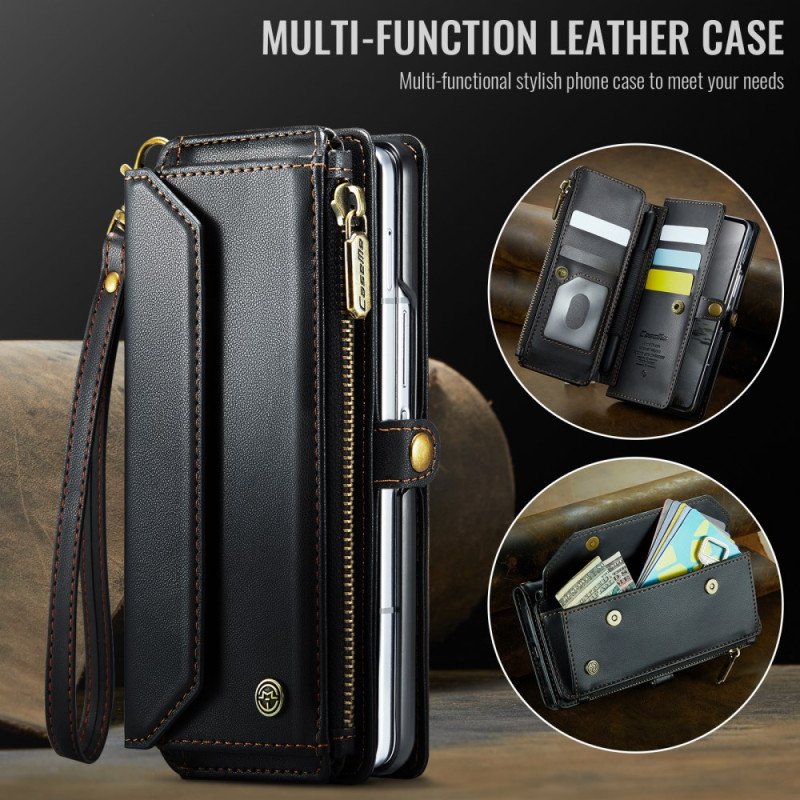 Fodral För Samsung Galaxy Z Fold 7 Caseme-plånbok