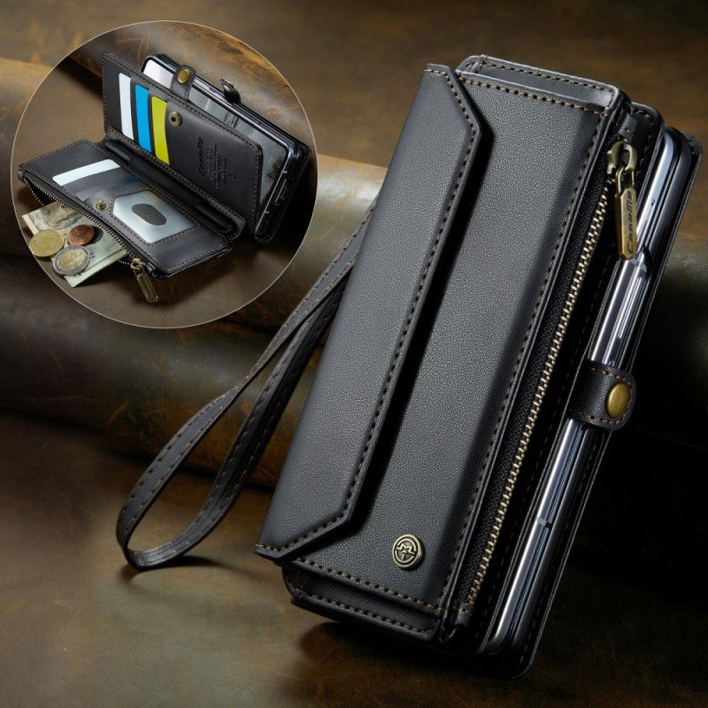 Fodral För Samsung Galaxy Z Fold 7 Caseme-plånbok
