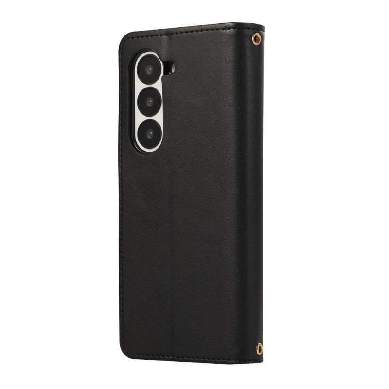 Fodral Samsung Galaxy Z Fold 7 Vadderad Med Rem