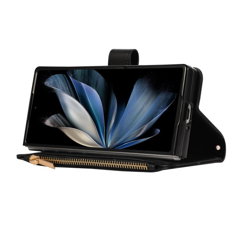 Fodral Samsung Galaxy Z Fold 7 Vadderad Med Rem