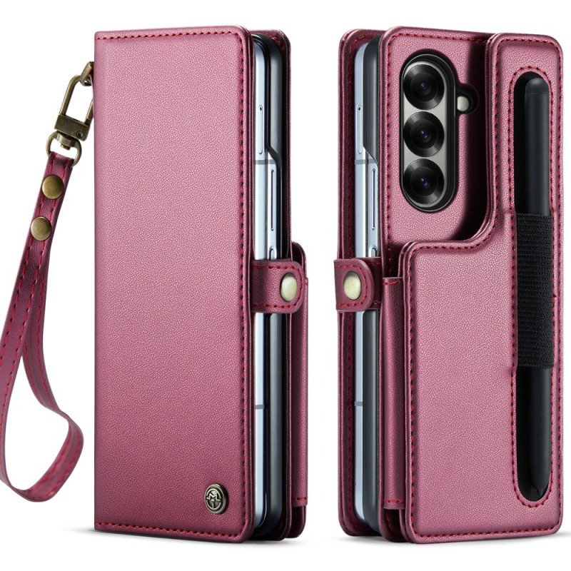 Läderfodral Samsung Galaxy Z Fold 7 Telefonfodral Caseme