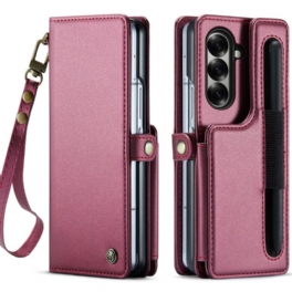 Läderfodral Samsung Galaxy Z Fold 7 Telefonfodral Caseme