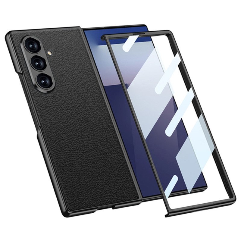 Skal För Samsung Galaxy Z Fold 7 Gkk Konstläder