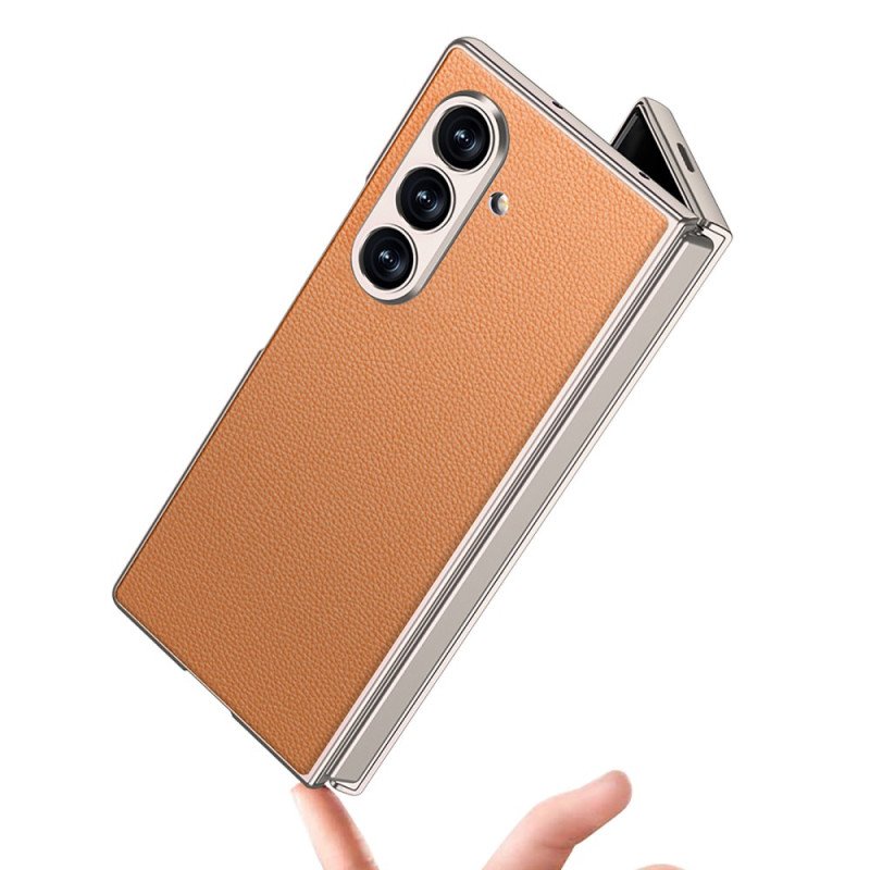 Skal För Samsung Galaxy Z Fold 7 Gkk Konstläder