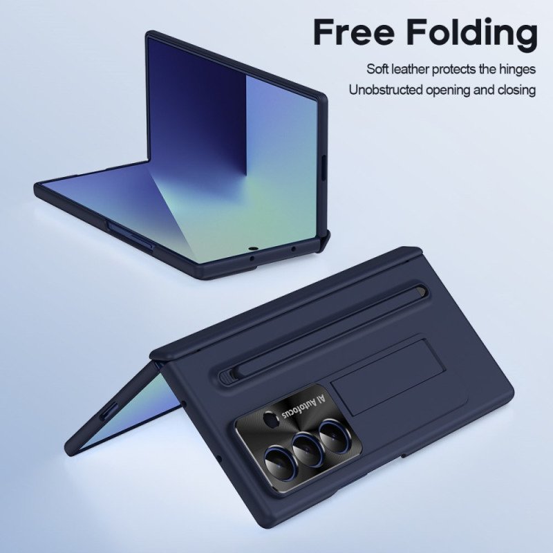 Skal För Samsung Galaxy Z Fold 7 Klassiskt Stativ Och Stylus
