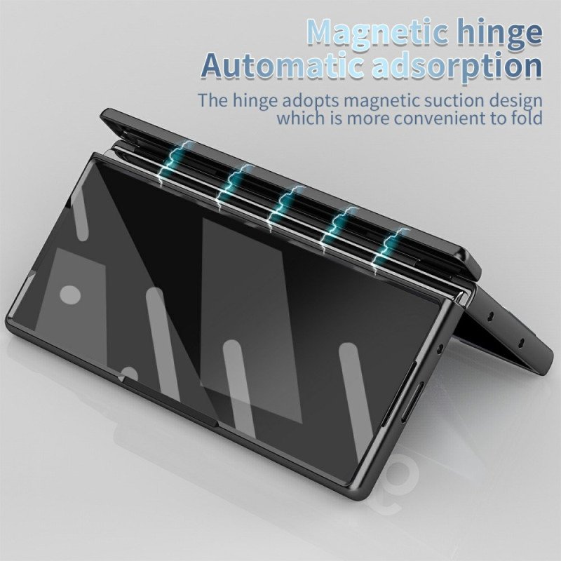 Skal För Samsung Galaxy Z Fold 7 Skärmskydd I Härdat Glas Och Pekpennahållare