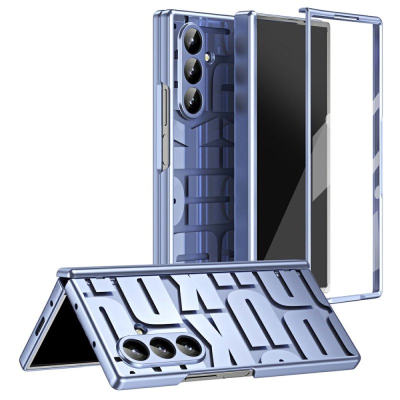 Skal Samsung Galaxy Z Fold 7 Bokstavsdesign Med Skärmskydd I Härdat Glas