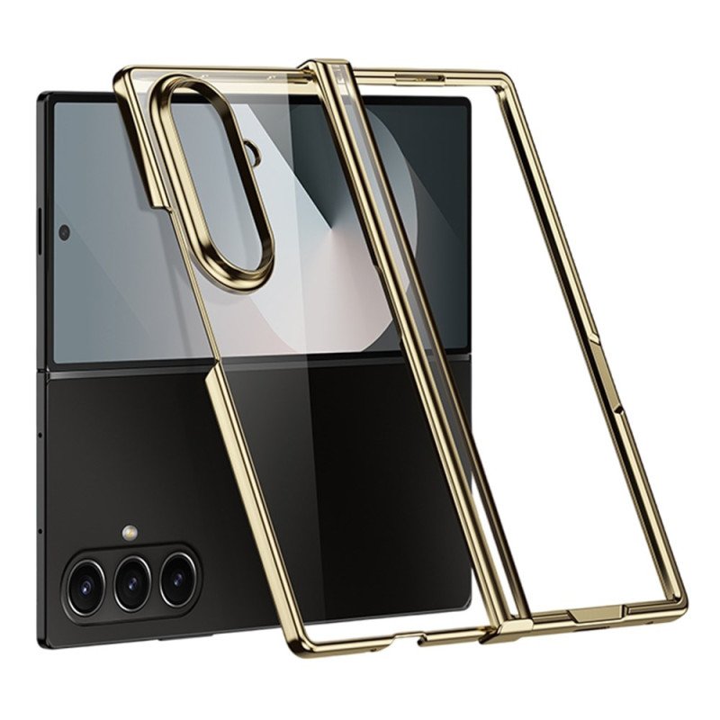 Skal Samsung Galaxy Z Fold 7 Gångjärnsdesign Med Metalleffekt