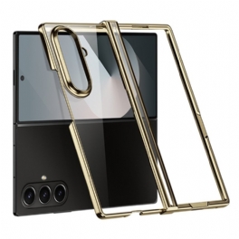 Skal Samsung Galaxy Z Fold 7 Gångjärnsdesign Med Metalleffekt