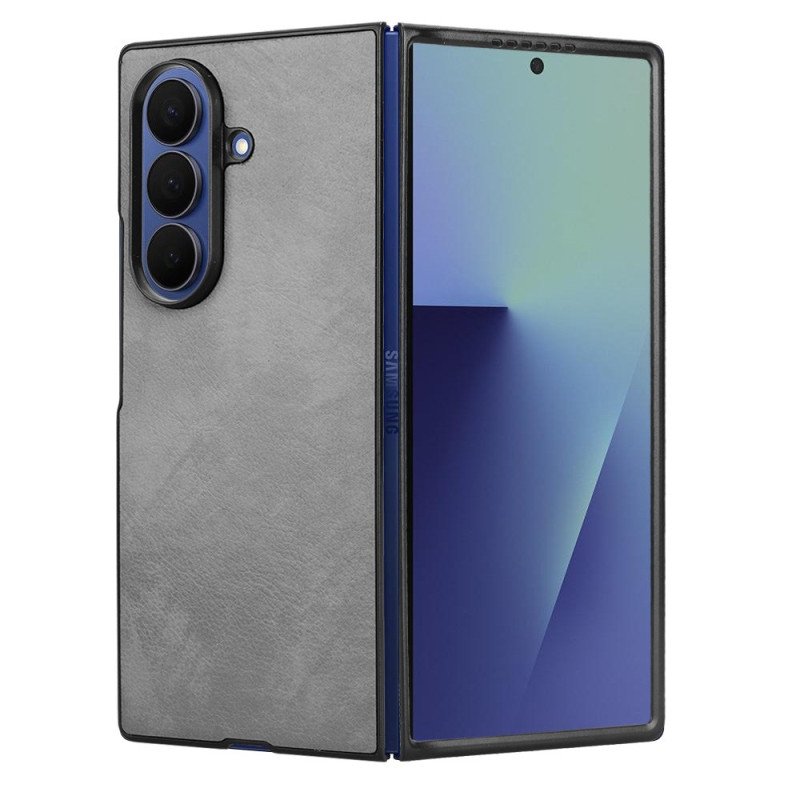 Skal Samsung Galaxy Z Fold 7 Lädereffekt
