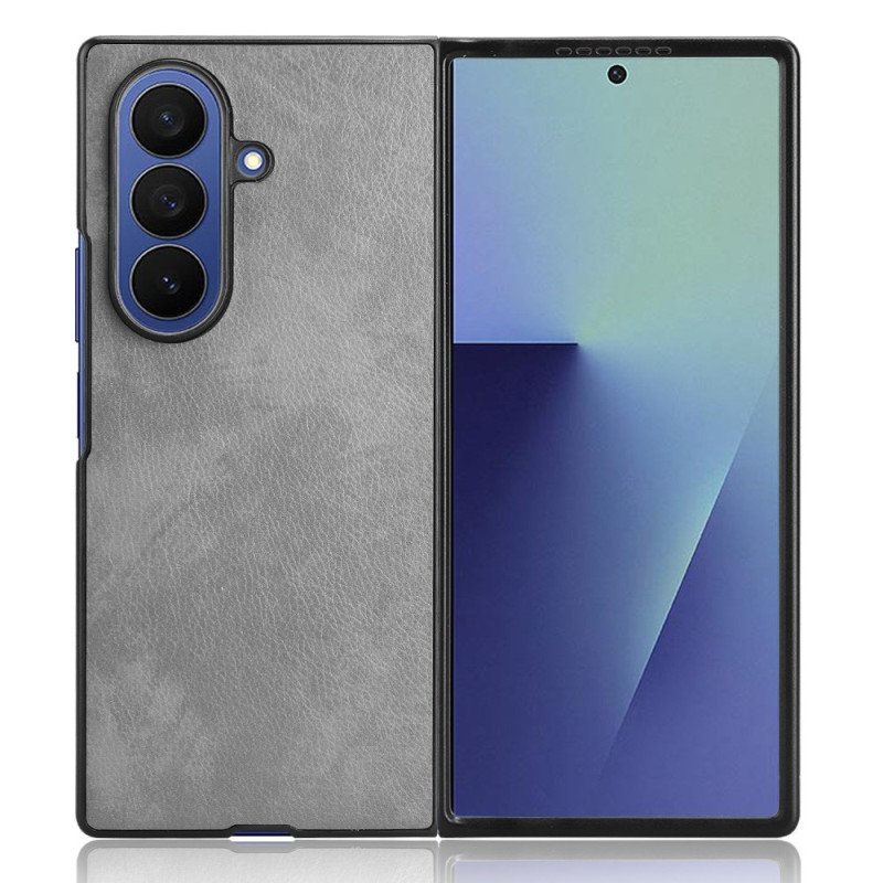 Skal Samsung Galaxy Z Fold 7 Lädereffekt